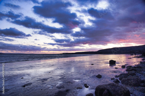 Sunset over the Annapolis Basin  Nova Scotia