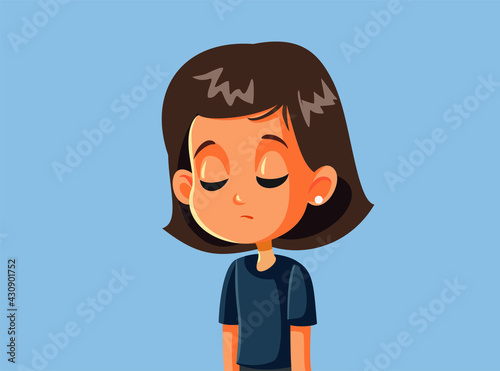 Sad Unhappy Girl Feeling Depressed and Anxious