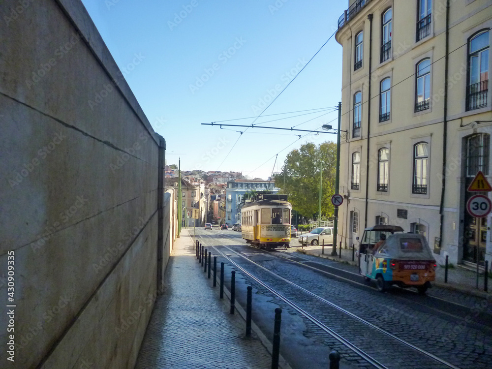 01 12 2015 Lisbon Portugal Lapa neighborhood .Lisbon's famous place