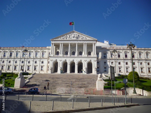 01 12 2015 Lisbon Portugal Sao Bento Palace.Lisbon's Landmark