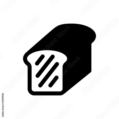 Small size loaf of bread icon