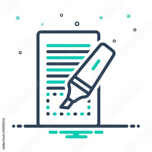 Mix icon for highlighted