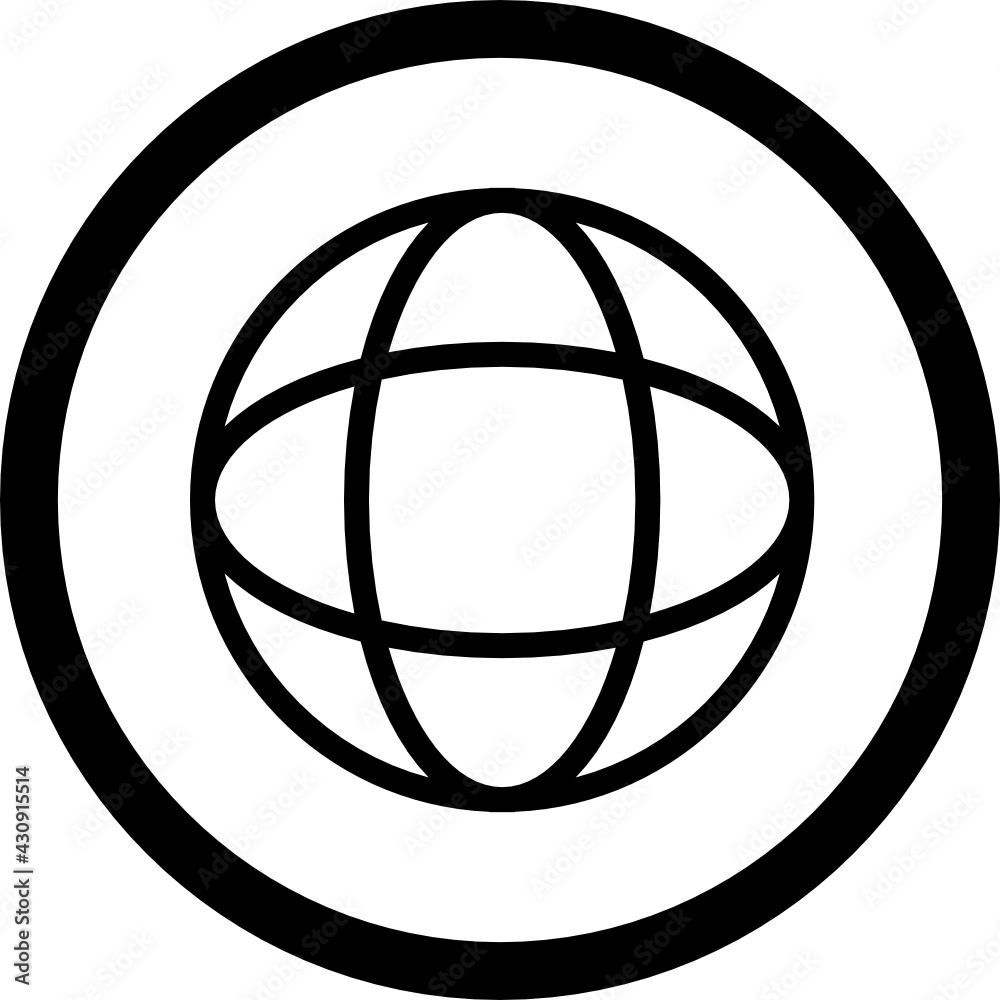 globe icon vector globe icon vector
