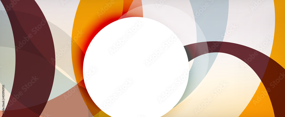 Ring geometric shapes, o letter repetition wallpaper. Abstract background for business or technology presentations, internet posters or web brochure covers Ring geometric shapes, o letter repetition wallpaper. Abstract background for business or technology presentations, internet posters or web brochure covers