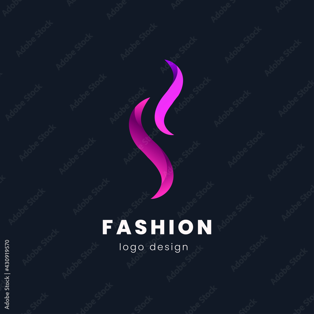 Obraz premium Modern logo design for fashion and beauty collection styles