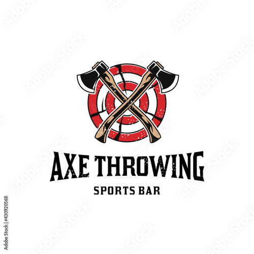 Axe throwing logo