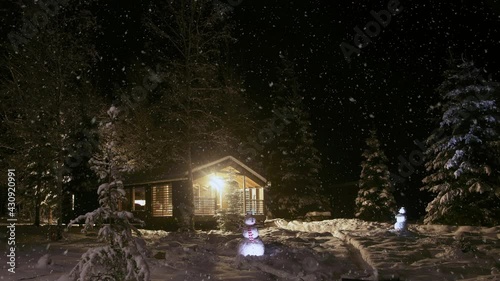 Winter Fairy Tale or A House in the Forest