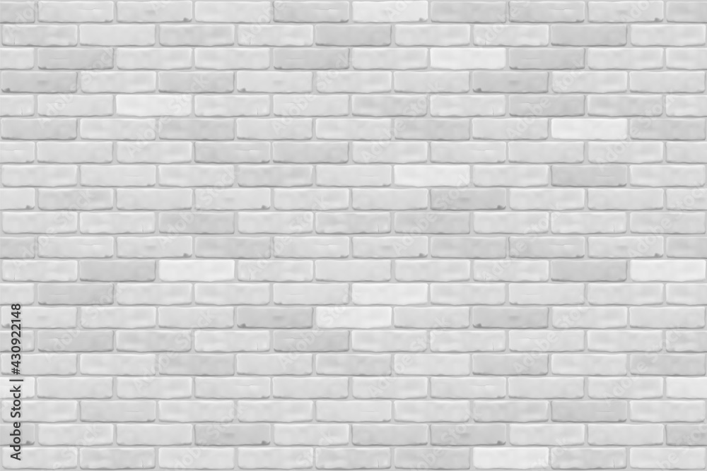 White brick wall texture background for wallpaper, graphic web design, 3D, game. Realistic seamless pattern. White brick wall texture background for wallpaper, graphic web design, 3D, game. Realistic seamless pattern.