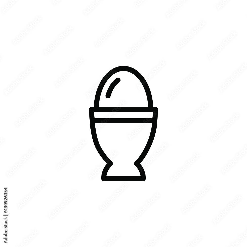 egg line icon vector illustration egg line icon vector illustration