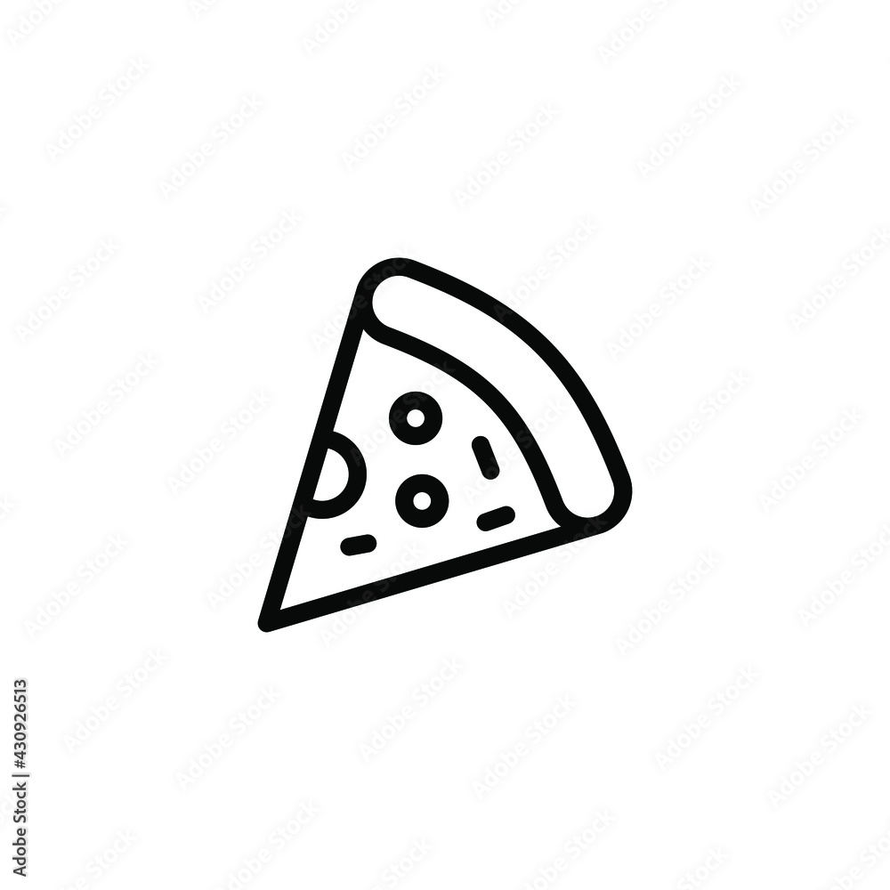 pizza line icon vector illustration pizza line icon vector illustration