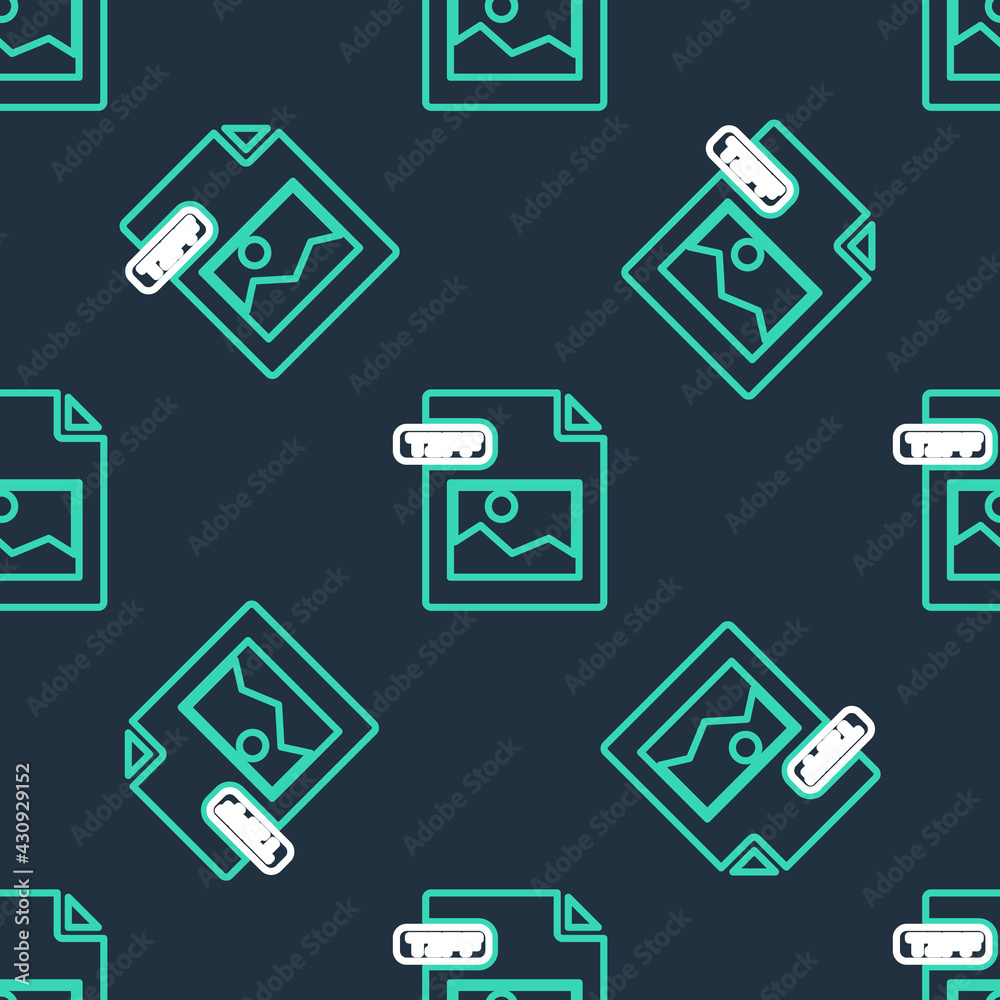 Line TIFF file document. Download tiff button icon isolated seamless pattern on black background. TIFF file symbol. Vector Line TIFF file document. Download tiff button icon isolated seamless pattern on black background. TIFF file symbol. Vector