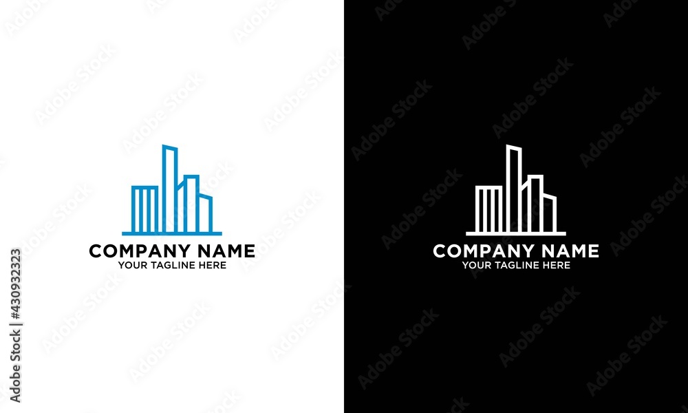 Building construction real estate logo design inspiration