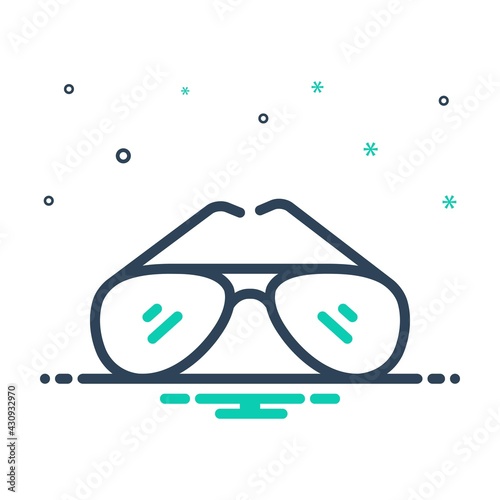 Mix icon for sunglasses