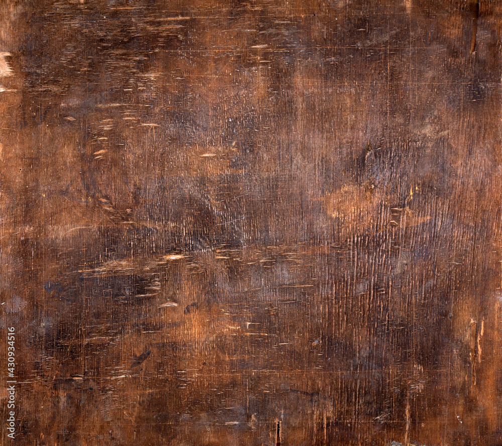 Grunge empty wooden surface. Studio shot