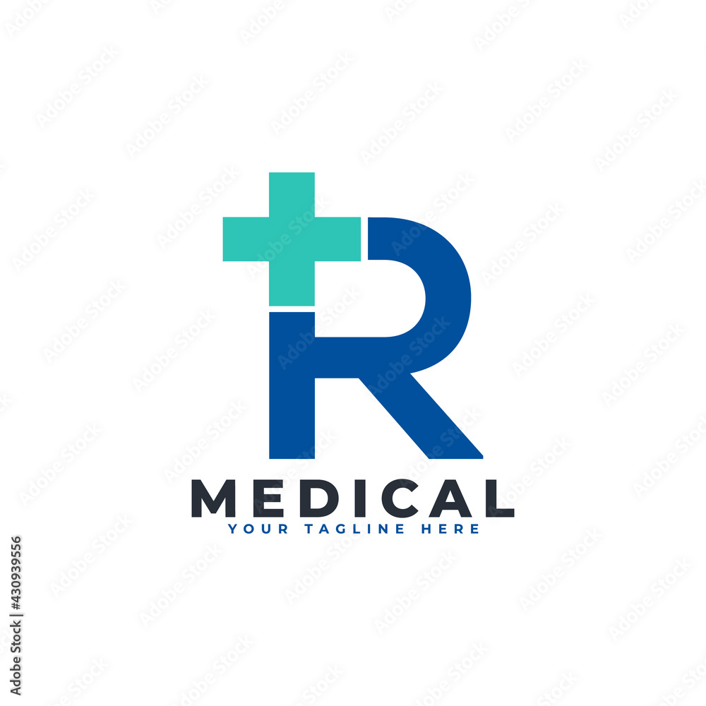 Letter R cross plus logo. Usable for Business, Science, Healthcare, Medical, Hospital and Nature Logos. Letter R cross plus logo. Usable for Business, Science, Healthcare, Medical, Hospital and Nature Logos.