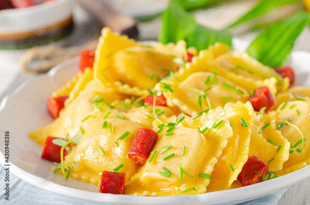 Stuffed ravioli homemade Stuffed ravioli homemade