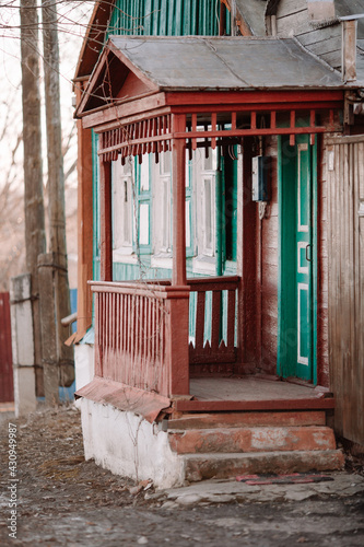 old wooden house