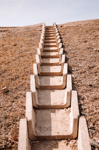 site of a building