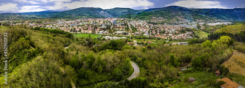 Nova Gorica Panorama With View on Mountains