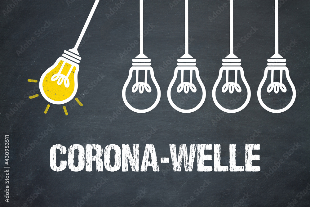 Fototapeta premium Corona-Welle 
