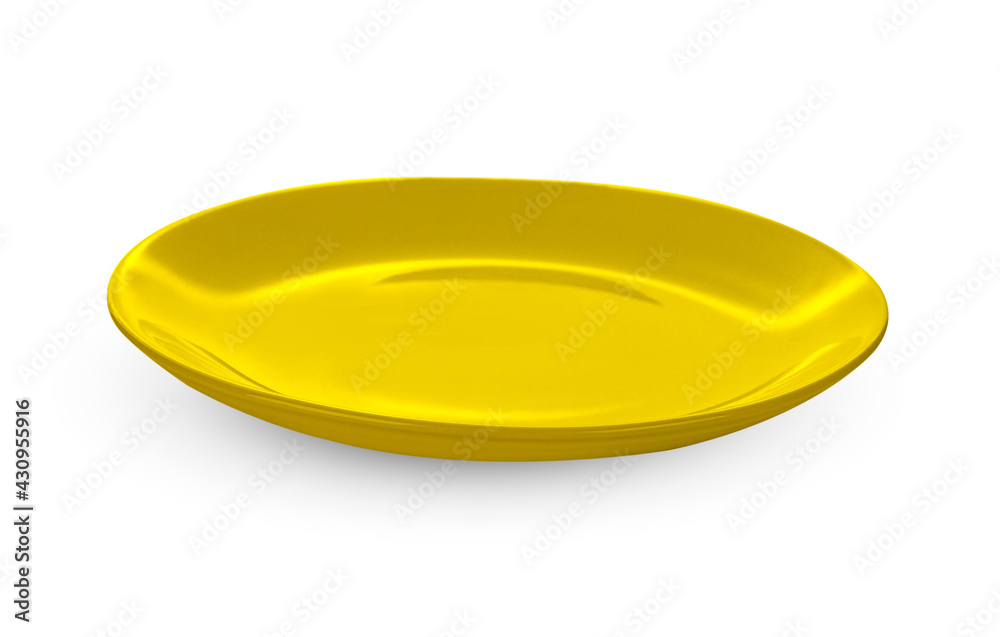 gold plate isolated on a white background gold plate isolated on a white background