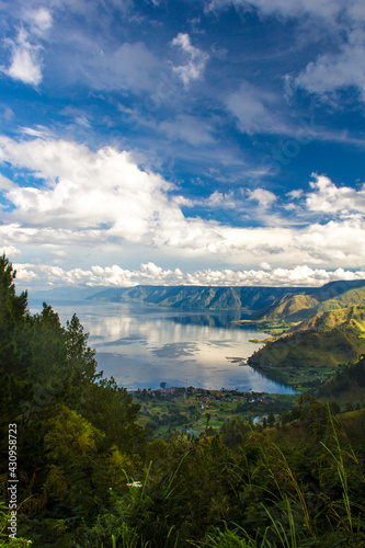 Landscape of Toba Lake Indonesia photo