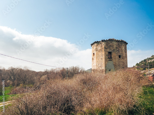 The ruins of ancient castles, the bare walls of ruined buildings.
