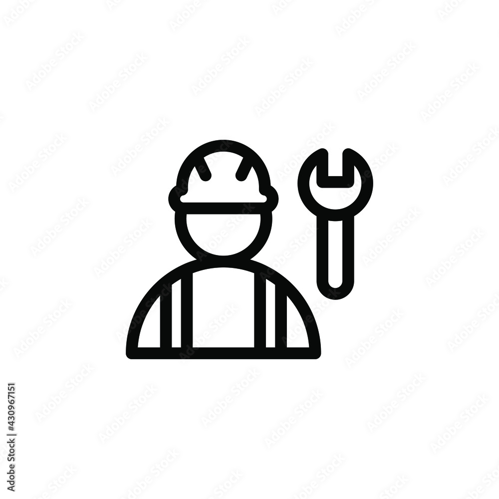 maintenance line icon vector illustration maintenance line icon vector illustration