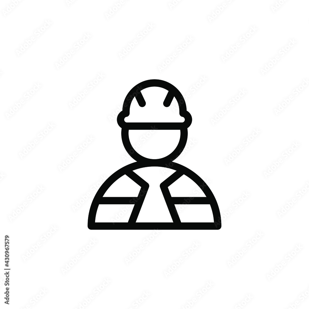 safety line icon vector illustration