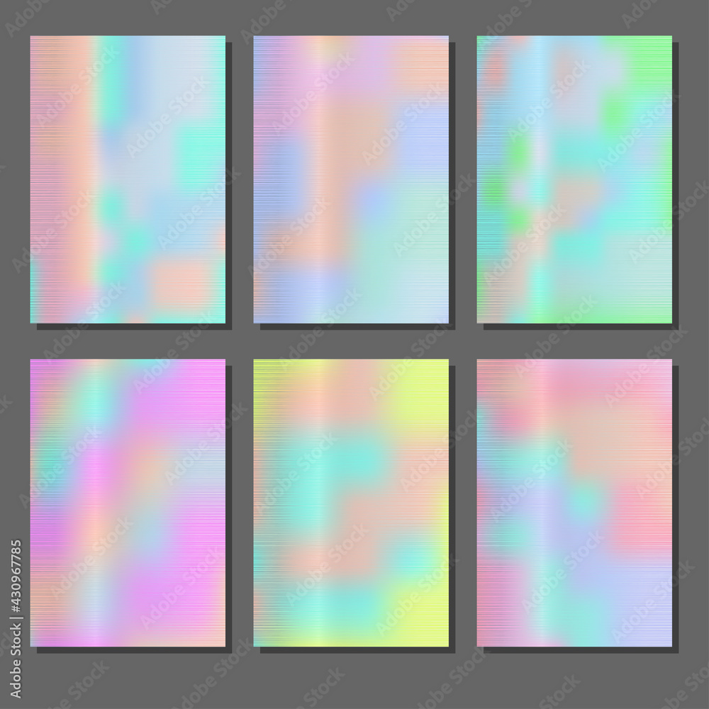 Set of holographic backgrounds