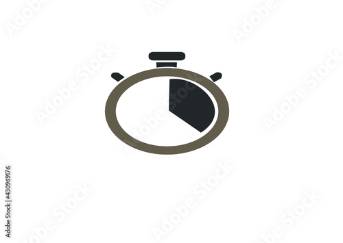 Stopwatch illustration vector icon design logo