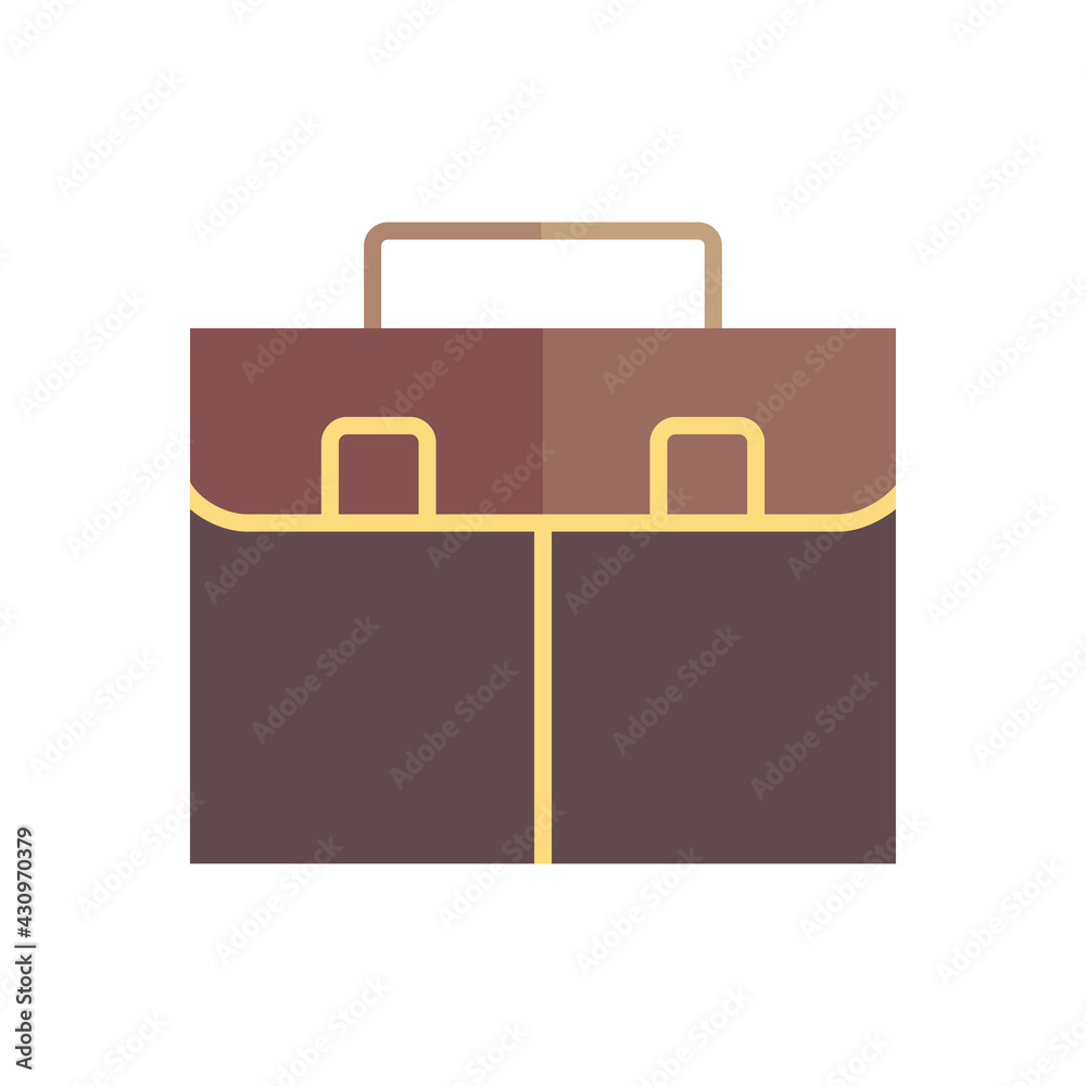 Bag, briefcase, office icon with flat style for your web design, logo, UI. illustration Bag, briefcase, office icon with flat style for your web design, logo, UI. illustration