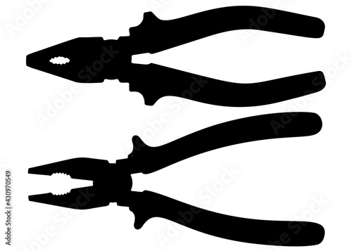 Pliers included. Vector image.