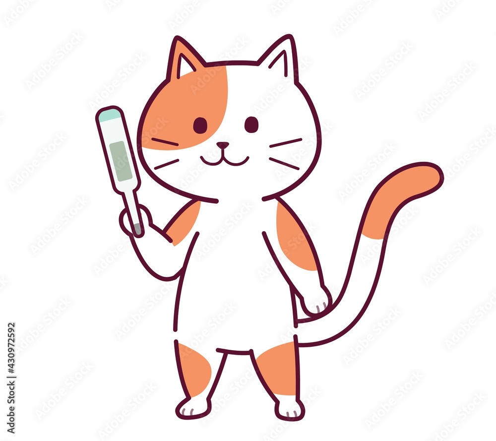 猫ちゃんのイラスト