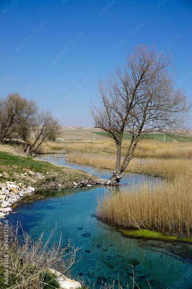 Sakarbasi in Cifteler Eskisehir Turkey the born place of the Sakarya river that flows to Blacksea Region