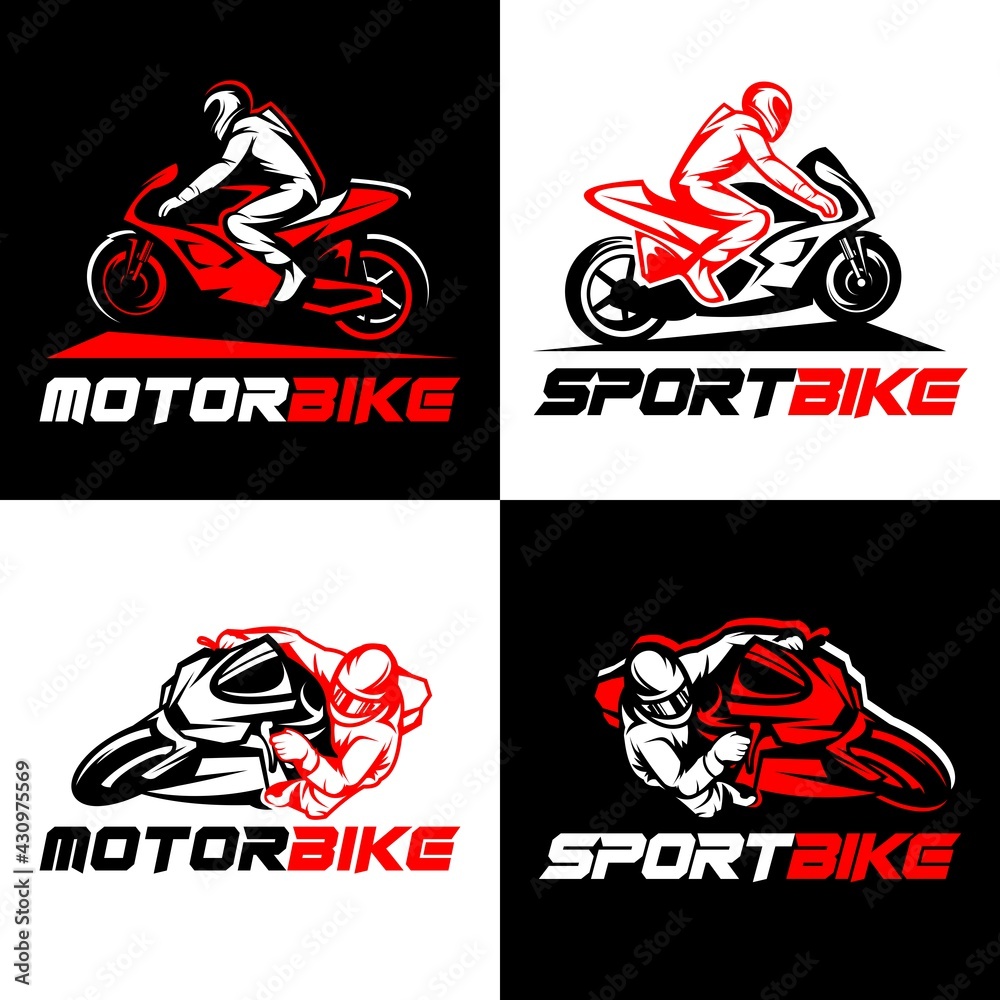 motorcycle logo Stock Vector | Adobe Stock