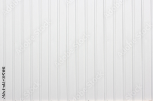 White zinc texture, white metal sheet background. © Muanpare
