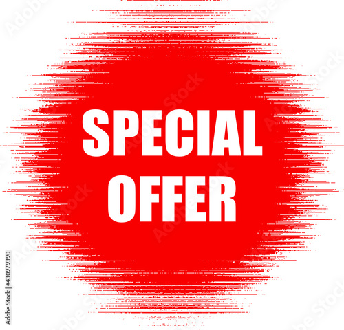 Special Offer Sticker  and Gradient 