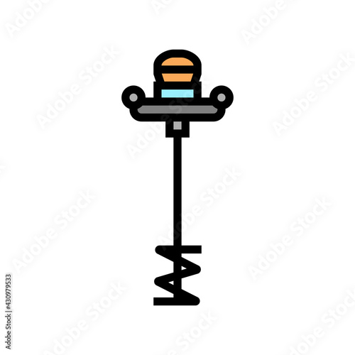 mixer concrete production equipment color icon vector. mixer concrete production equipment sign. isolated symbol illustration