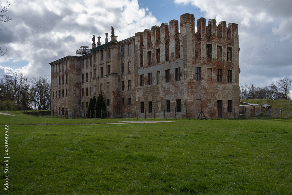 zerstörtes Schloss in Zerbst