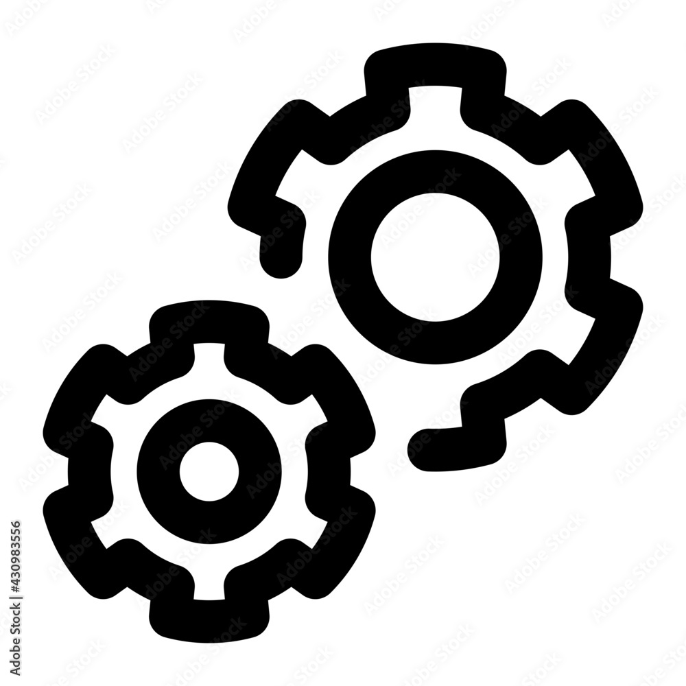 Industry icon with line style