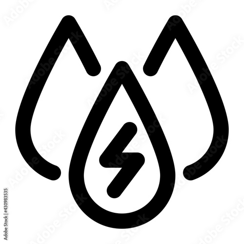 Industry icon with line style