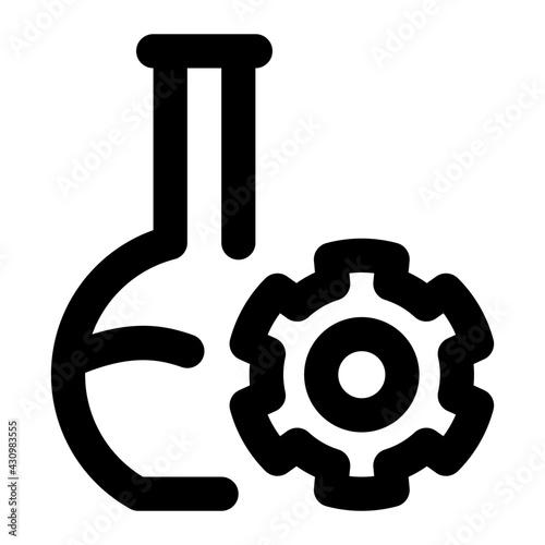 Industry icon with line style