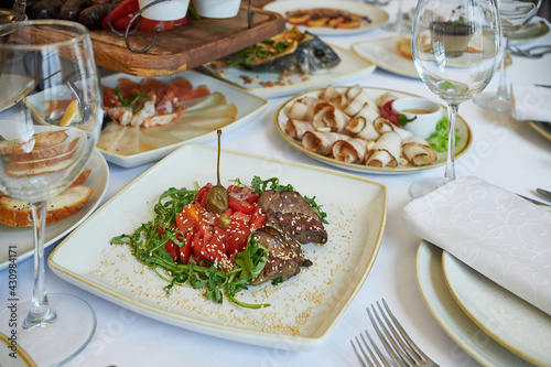 food lunch delicious obied restaurant table