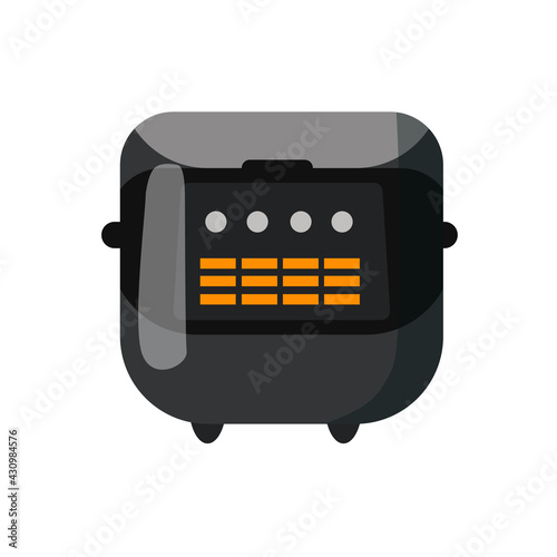 Image of modern multicooker on isolated white background