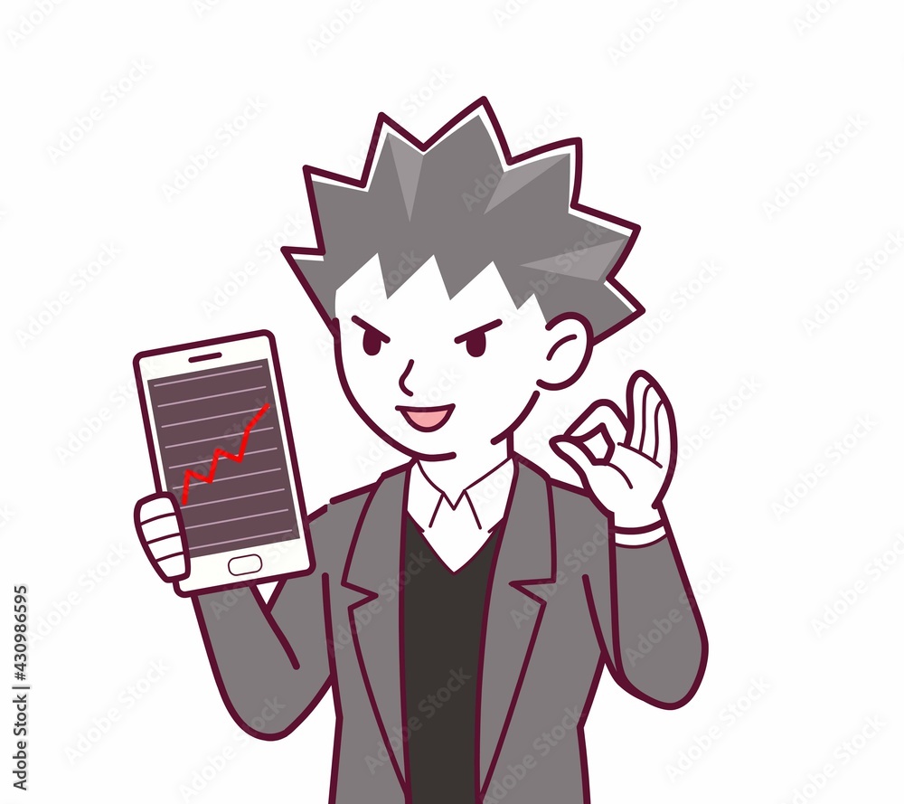 立派な格好をした社長