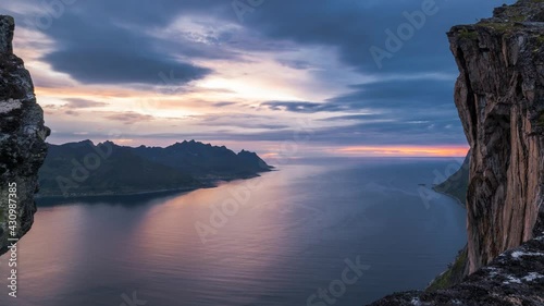 Timelapse Norway Senja Sunset