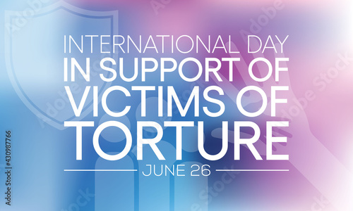 International day in support of victims of torture is observed every year on June 26 to speak out against the crime of torture and to honor and support victims and survivors throughout the world. 