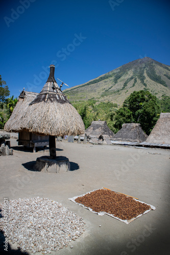 Bena Village in Flores Indonesia photo