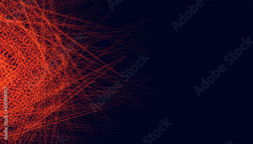 abstract red lines bursting out concept background